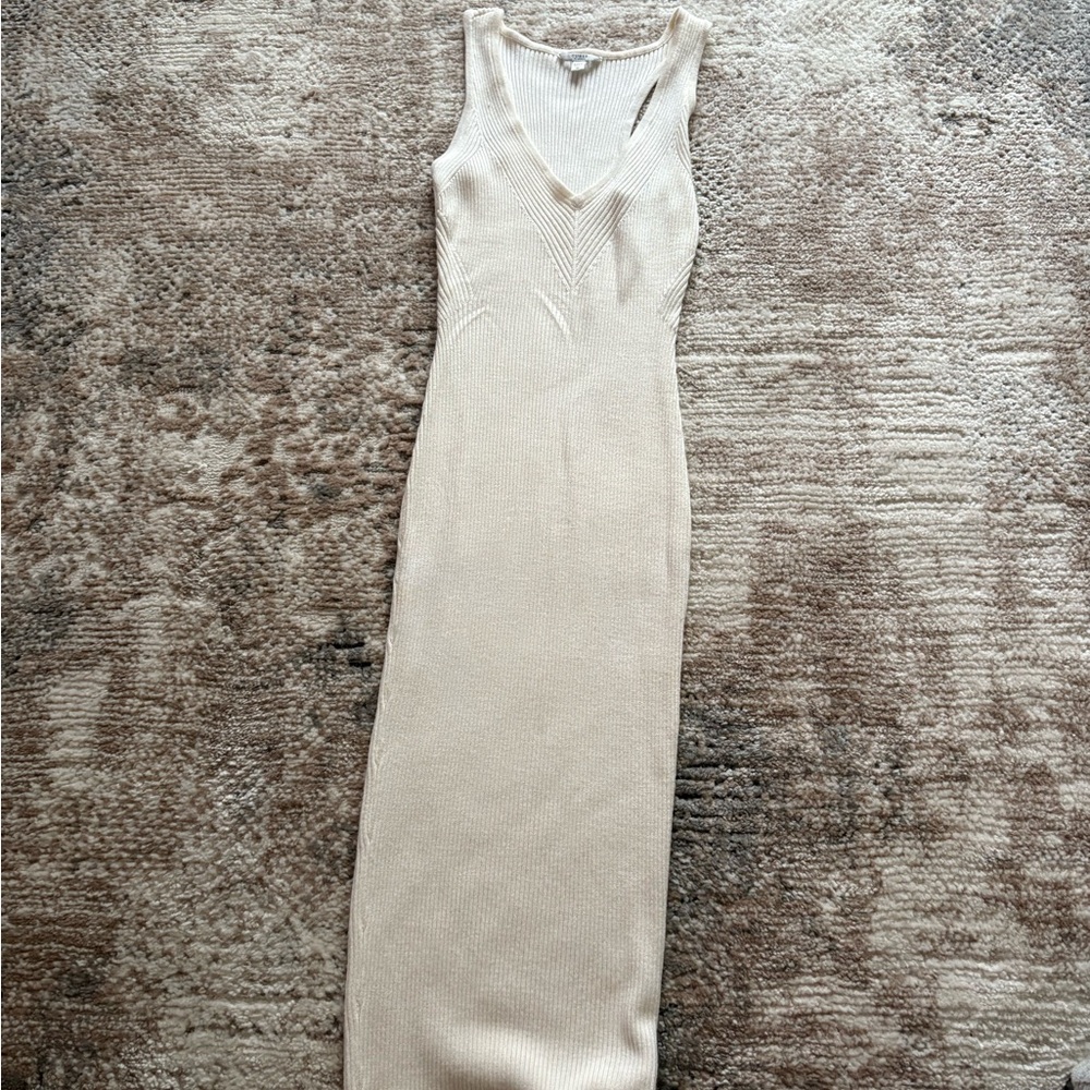 Guess Cream Maxi Dress